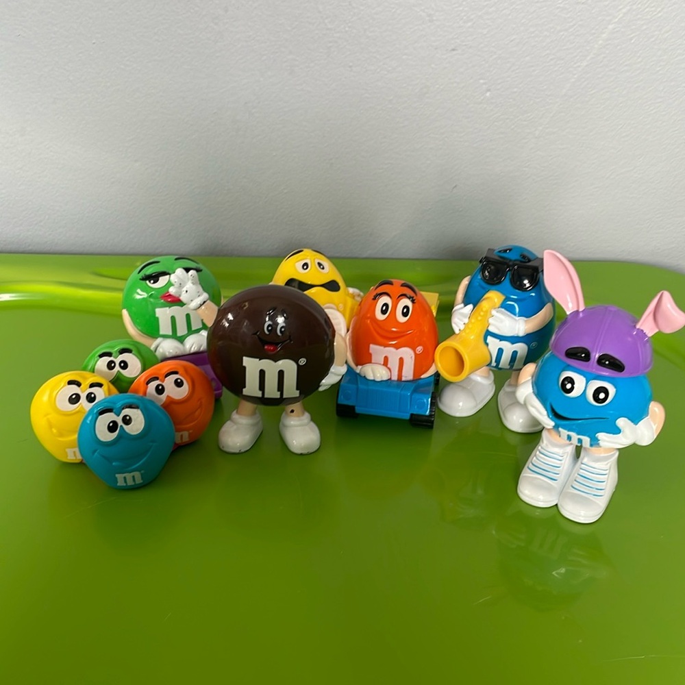 Retro Mars M&M’s collectible candy holder toys lot